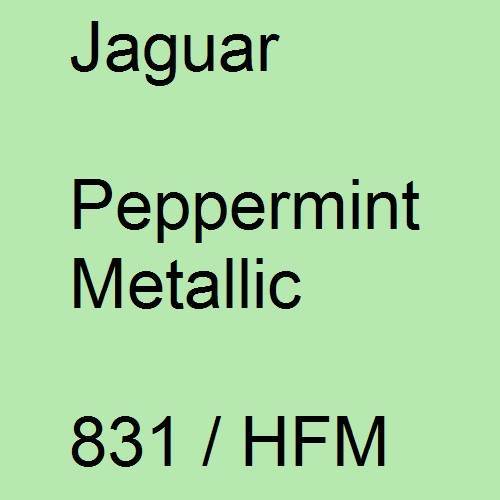 Jaguar, Peppermint Metallic, 831 / HFM.